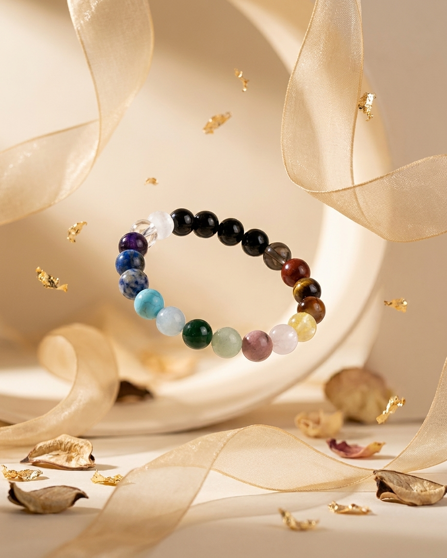 Spiritual 7 Chakra Bracelet LOOK AND ADORN - designed for you