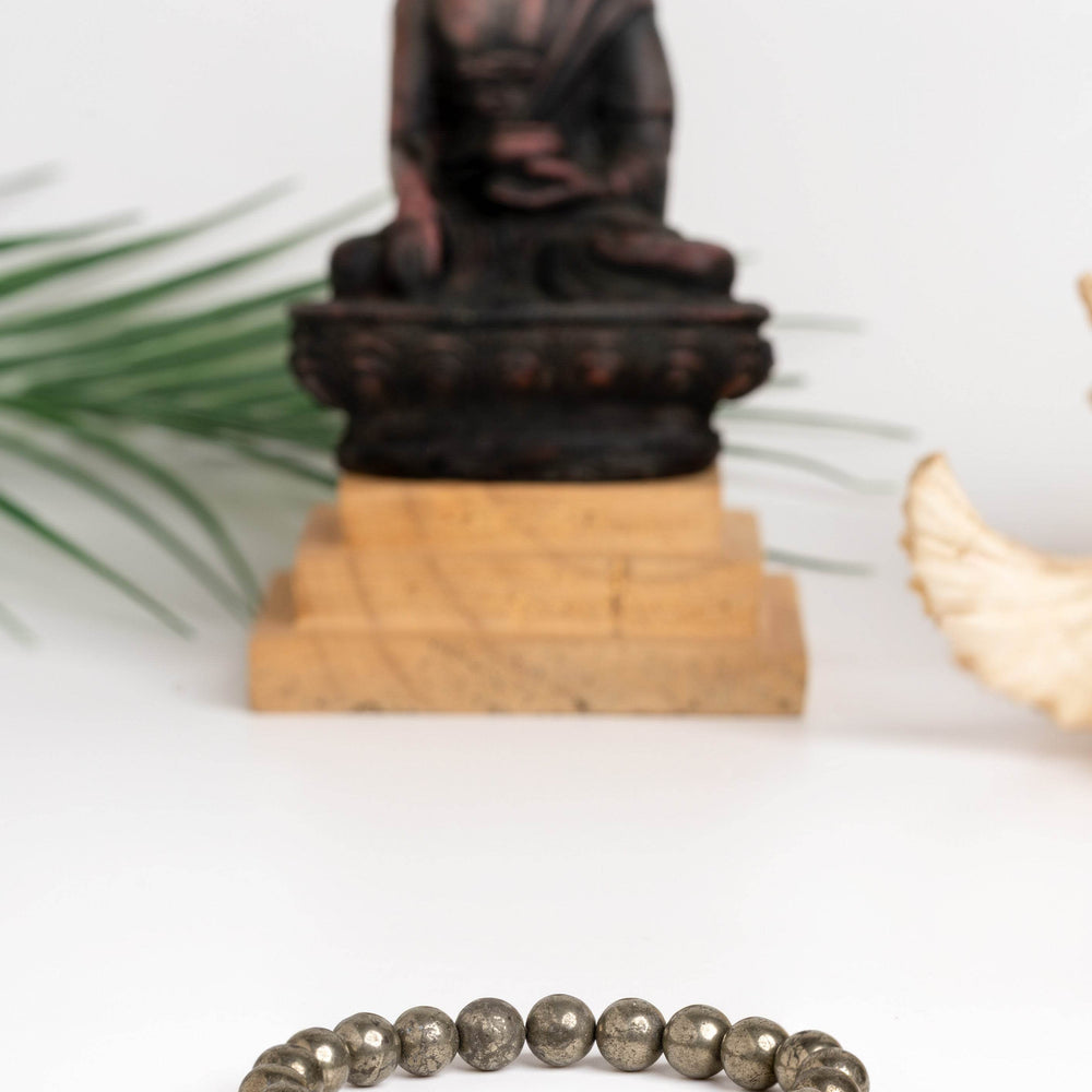 Handmade Original Raw Pyrite Bracelet for Boosting Wealth, Money & Success - Lookandadorn.com