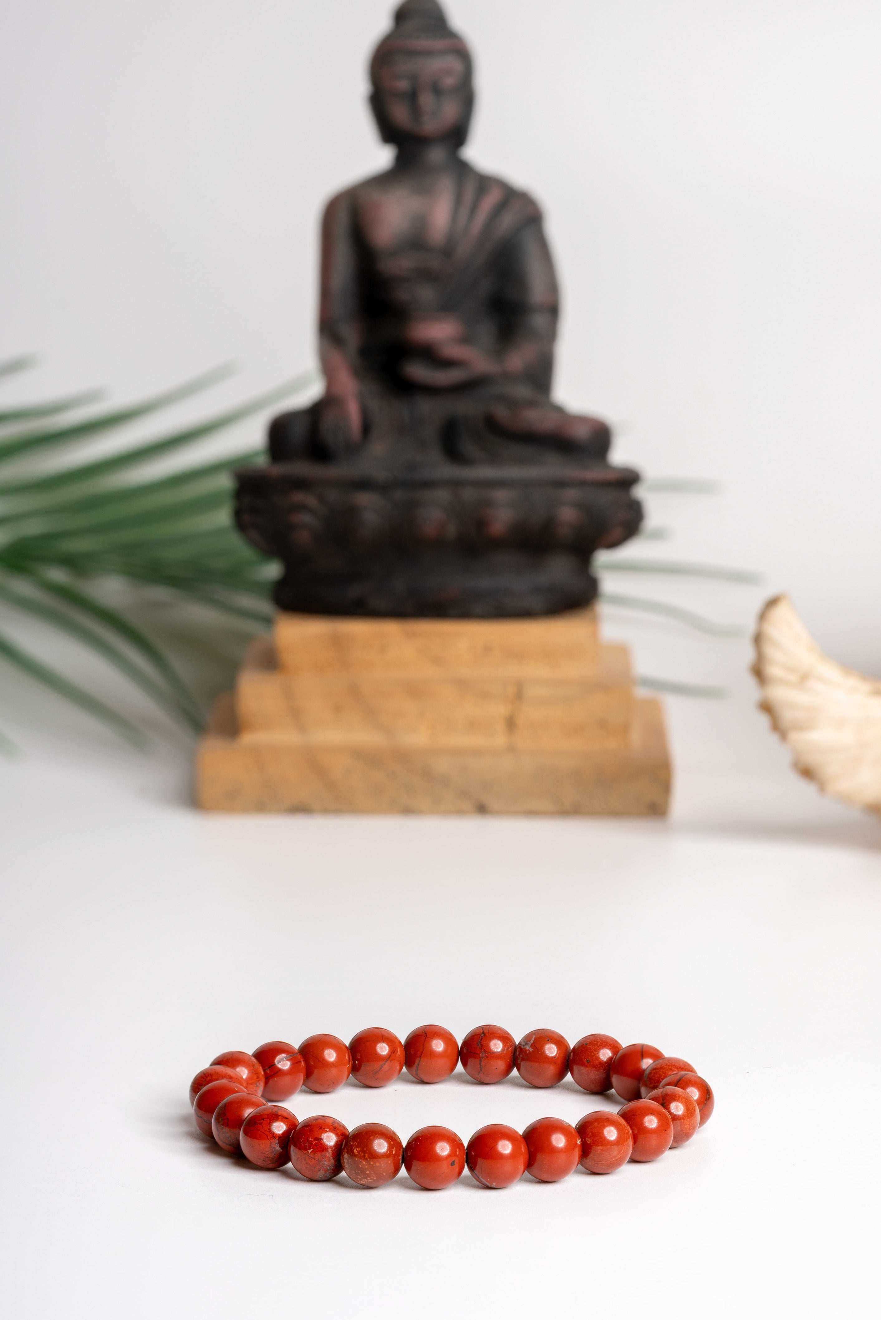Red Jasper Bracelet from LOOK AND ADORN designed with natural stones for stylish jewelry lovers