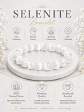 Selenite Bracelet LOOK AND ADORN - designed for you