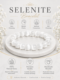 Selenite Bracelet LOOK AND ADORN - designed for you