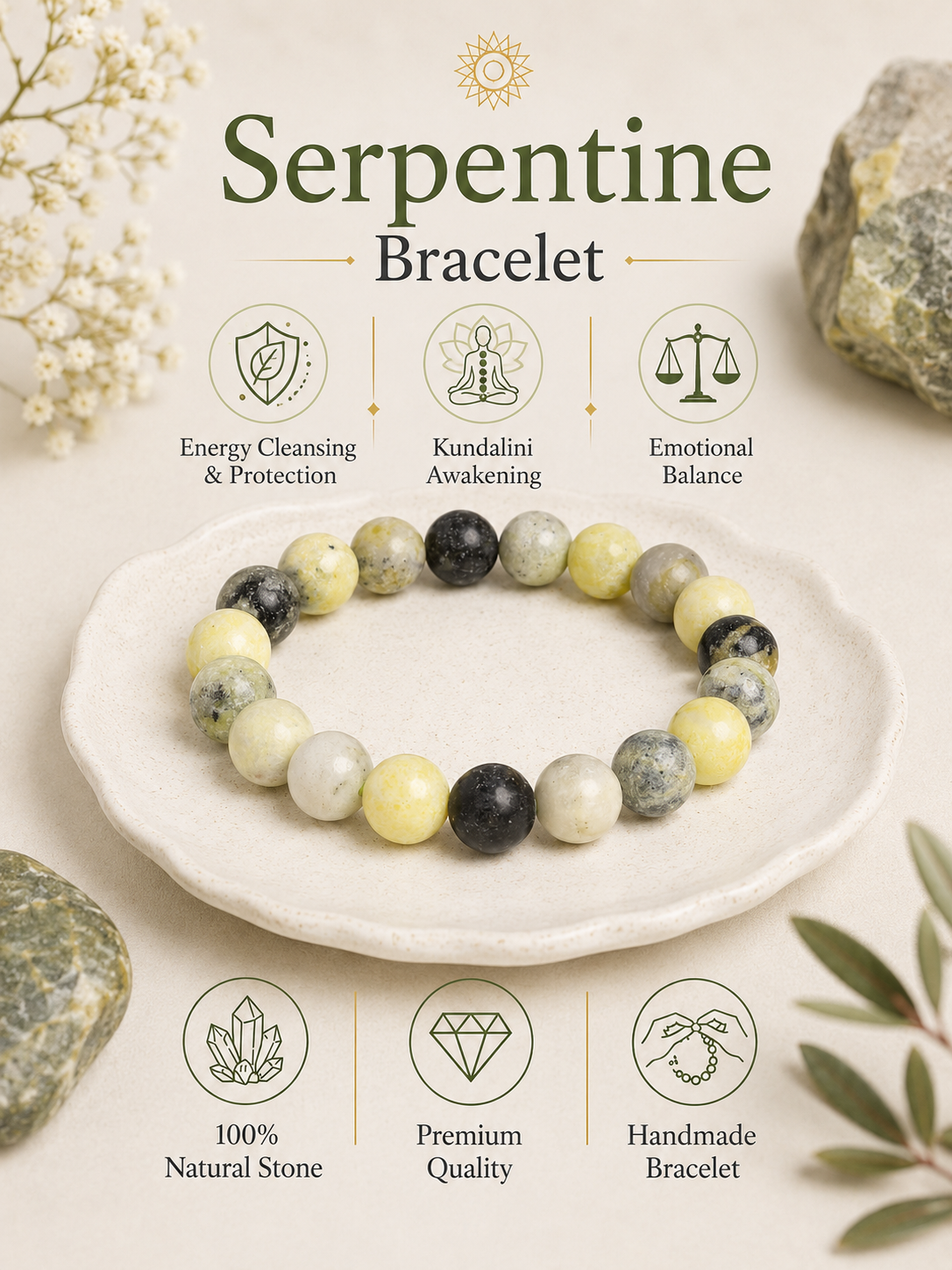 Serpentine Bracelet LOOK AND ADORN - designed for you