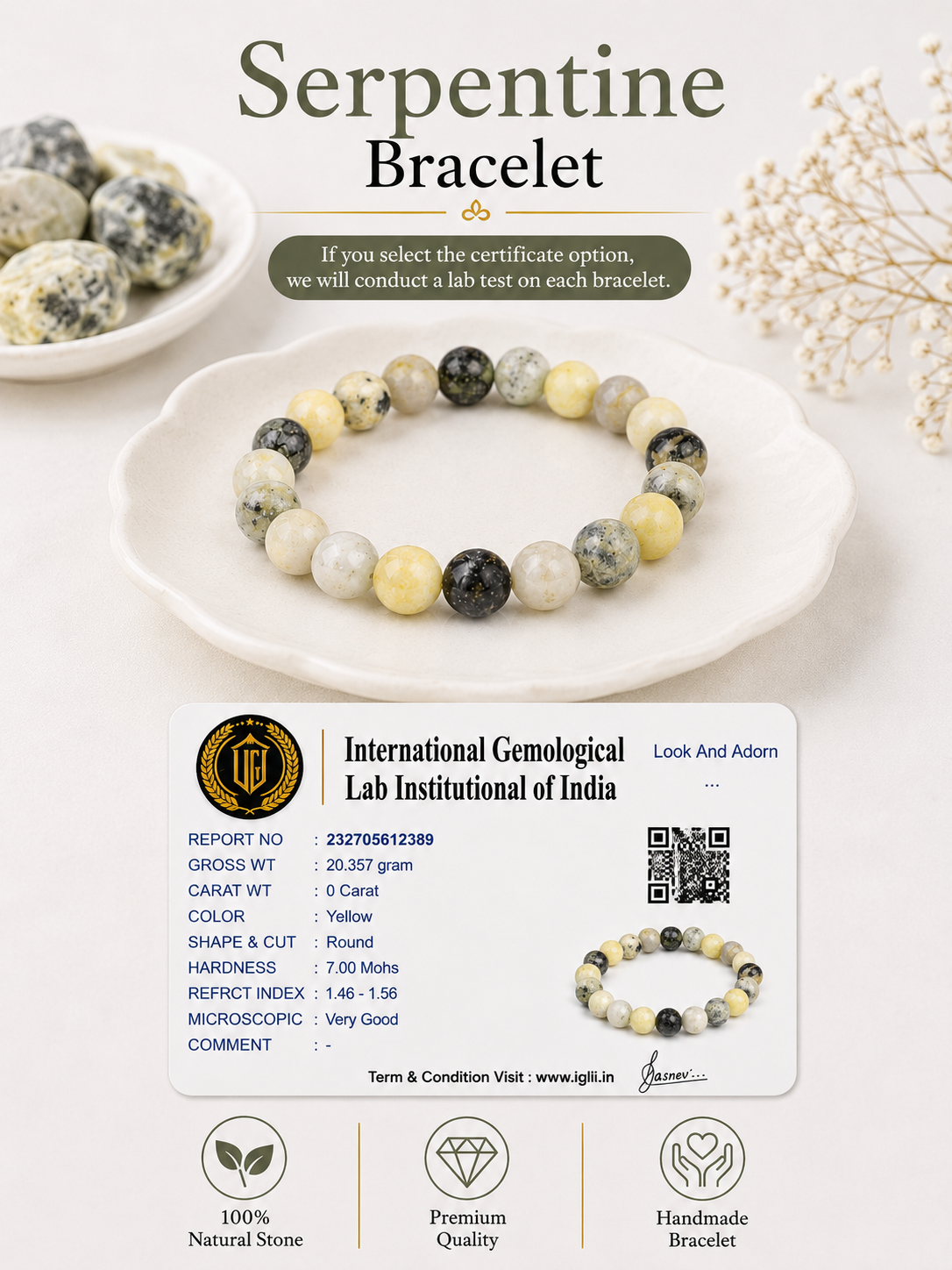 Serpentine Bracelet LOOK AND ADORN - designed for you