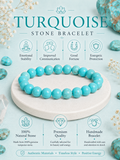 Natural Turquoise Firoza Stone Bracelet LOOK AND ADORN - designed for you