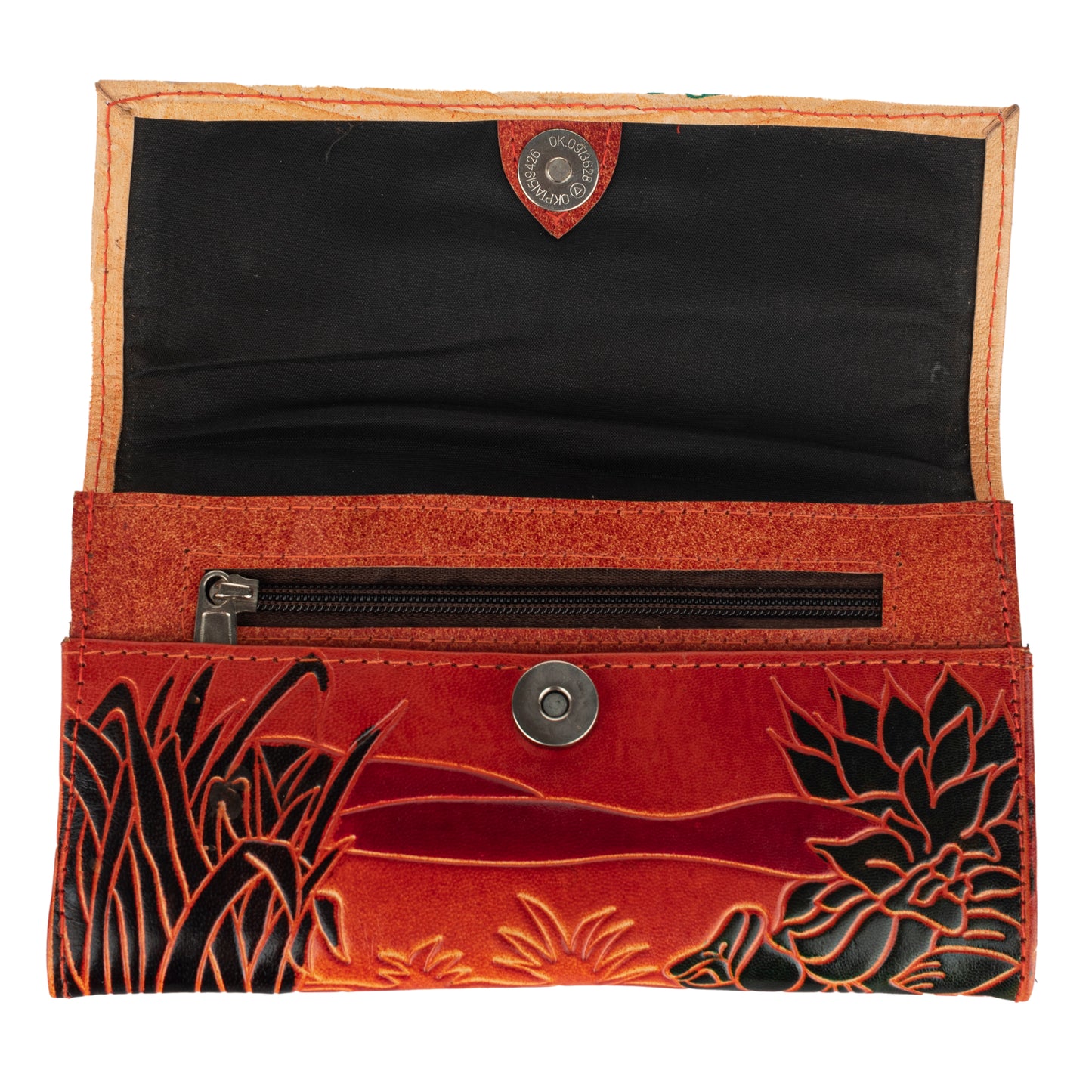 Shantiniketan Leather Small Clutch Handbag (6*3.5)